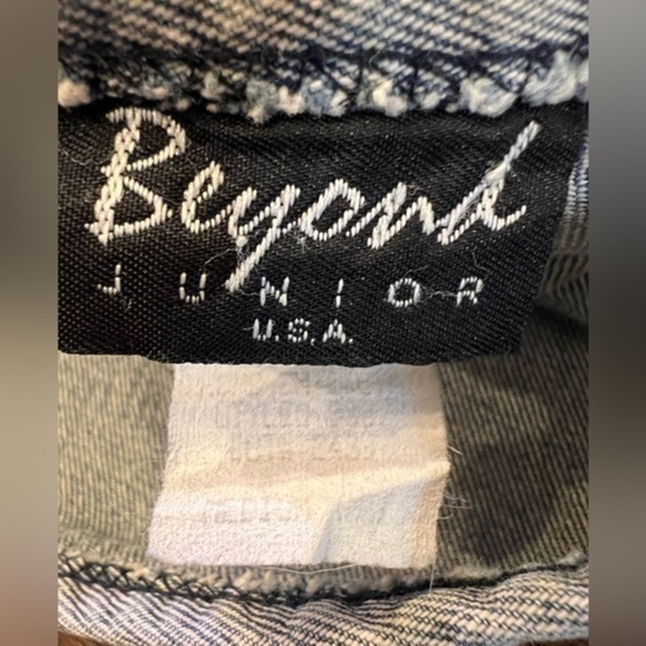 Vintage Denim Maxi skirt original and unique!!! With manufacturer slit✨✨✨SZ S/M✅ - Picture 5 of 9